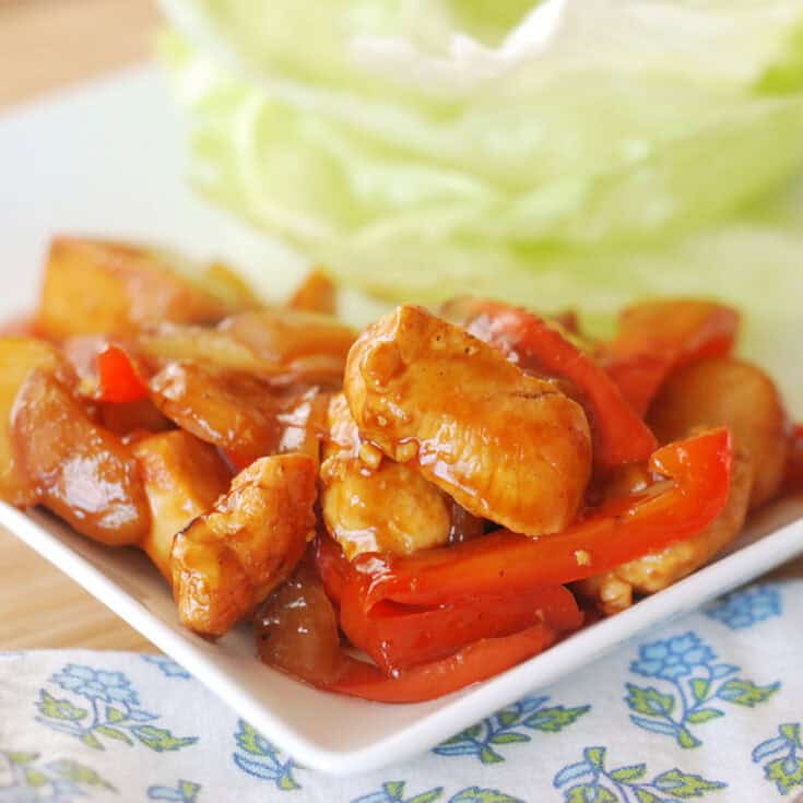 Chicken Lettuce Wraps