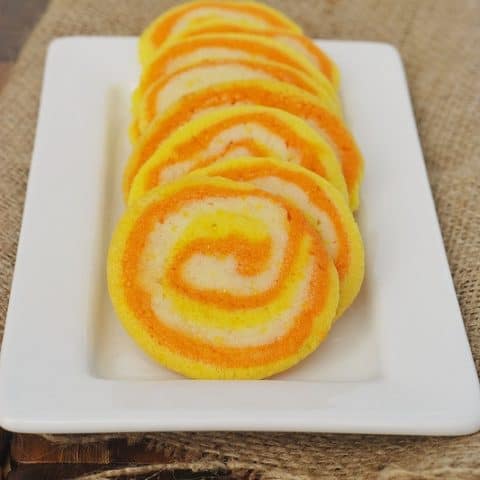 Candy Corn Roll-Up Cookies