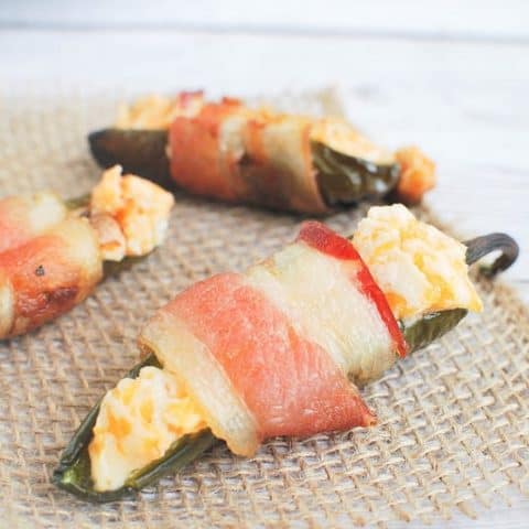 Grilled Bacon-Wrapped Jalapeno Poppers