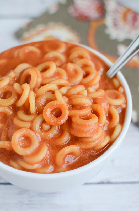 Homemade Spaghetti-Os