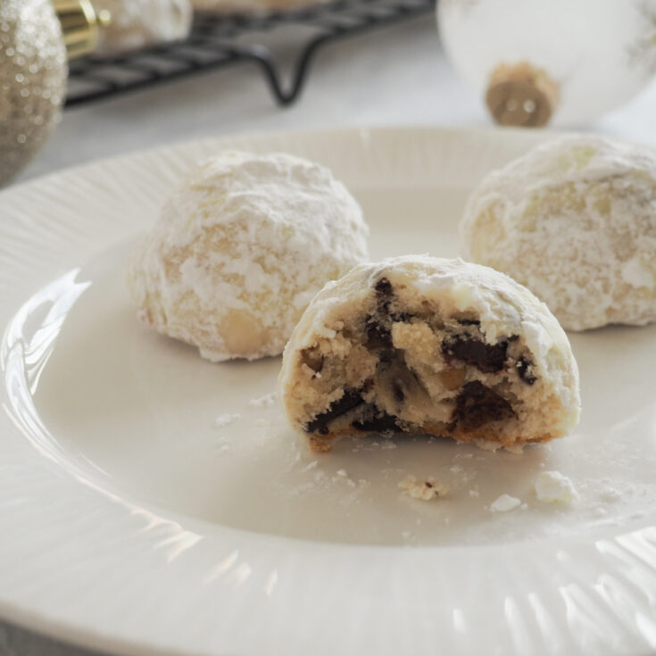 Chocolate Snowball Cookies