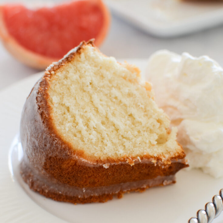 Grapefruit Pound Cake