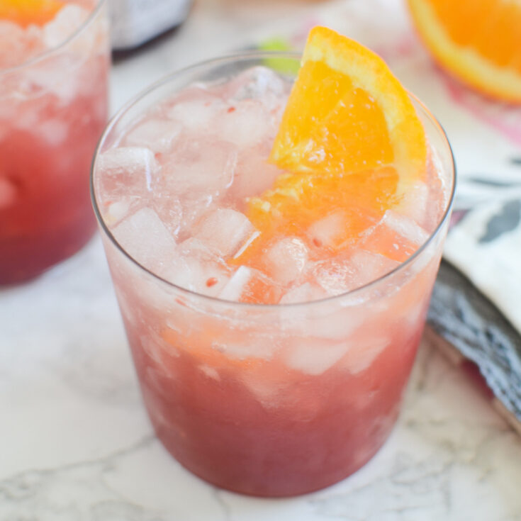 Raspberry Bourbon Smash