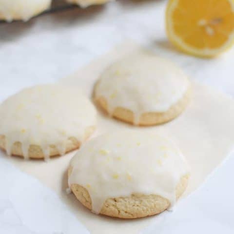 Glazed Lemon Cookies