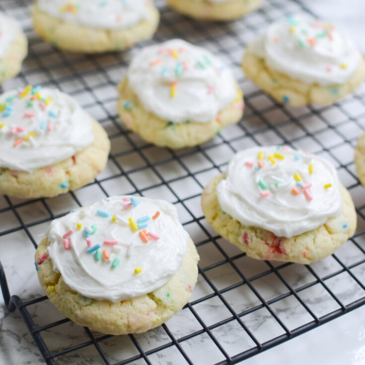 Funfetti Cake Mix Cookies