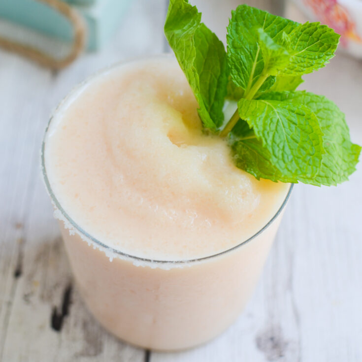 Cantaloupe Coconut Margaritas