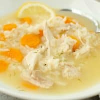 Lemon Chicken and Rice Soup