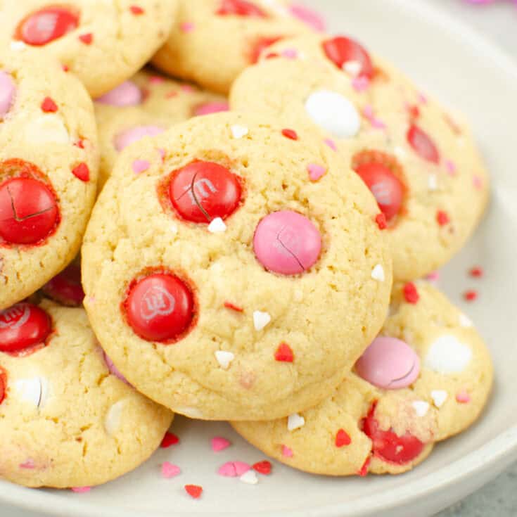 Valentine's Day Pudding Cookies